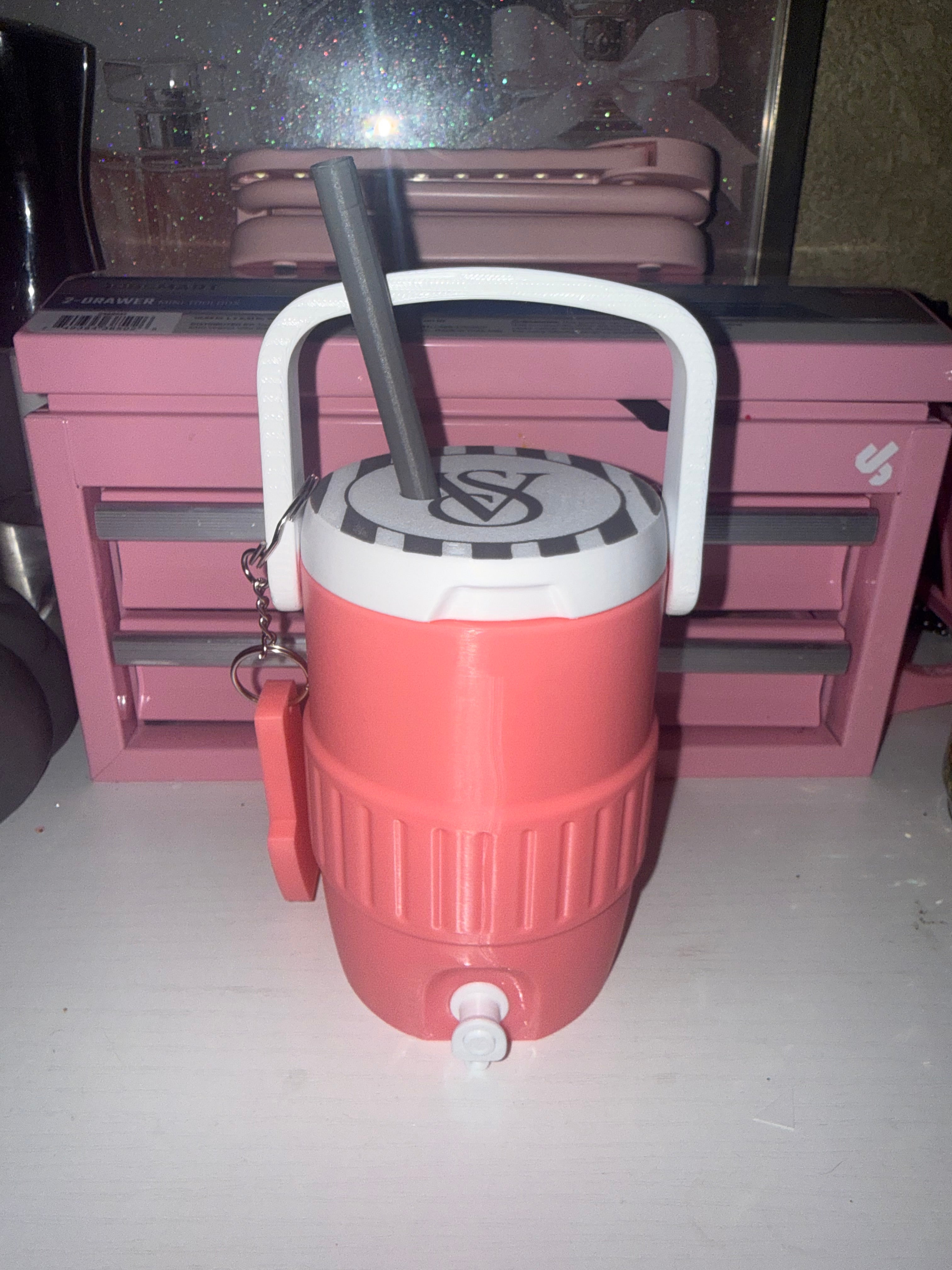 Mini can cooler.
